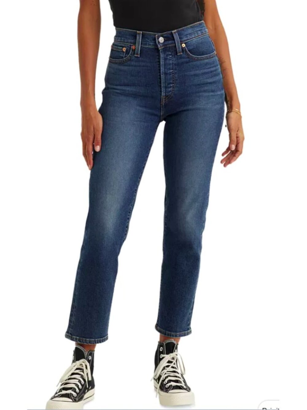 Levi Wedgie Ankle Jeans